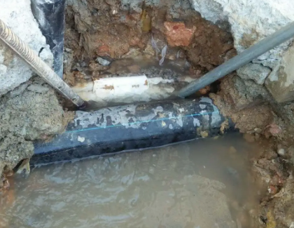 阿荣测漏水之水管漏水